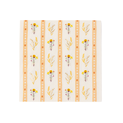 COZY FALL FLORALS LARGE NAPKINS