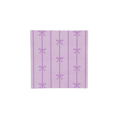 LILAC SIGNATURE BOW SMALL NAPKINS