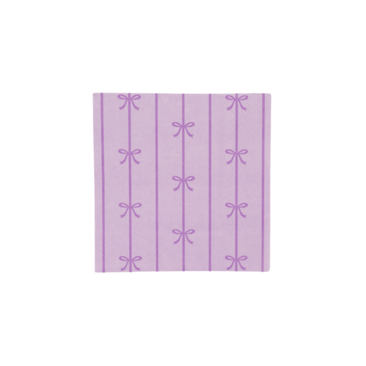 LILAC SIGNATURE BOW SMALL NAPKINS