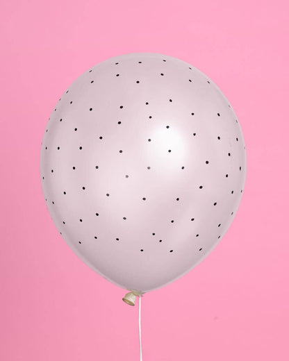 24 ct Little Black Bow Latex Balloons