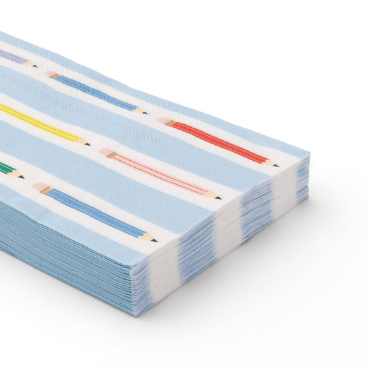 PENCIL STRIPE GUEST TOWELS Bonjour Fête