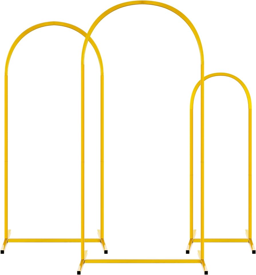 3 Piece Gold Arch Rental