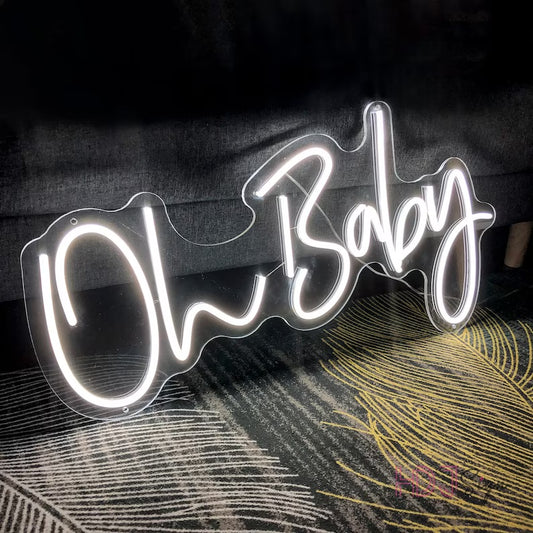 Oh Baby Neon Sign Rental