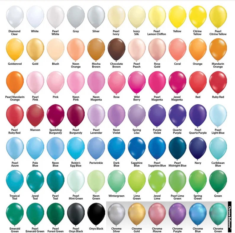 Balloons on Marquee Letters